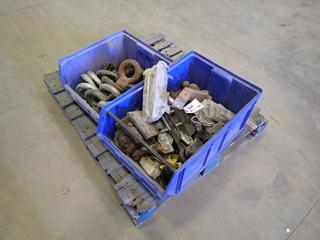 Qty Of Pintle Rings, Ball Hitches, Couplers And Assorted Towing Supplies  (W-2-2)