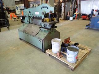 Piranha P-90 Ironworker w/ 90-Ton Punch Cap. c/w Baldor 230/460 3-Phase Industrial Motor And Assorted Accessories. SN P90-1130  (NE)