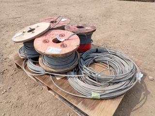 Qty Of 5/16 In. Diameter Galvanized Wire Rope  (Row 4)