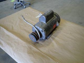 Baldor Electric Motor, 1Hp, 115/230V, Single Phase  (N-3-2)