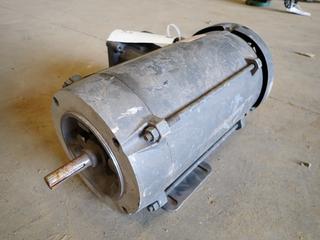 Baldor Electric Motor, 2Hp, 208-230/460V, 3-Phase, SN F0501193651  (N-3-2)