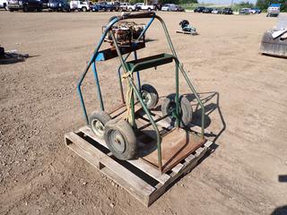 (2) Oxy/Acetylene Cutting Torch Carts *Note: Flat Tire*