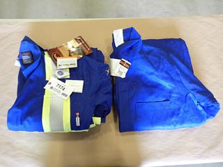 (1) Pair Of Pioneer Size 42 FR Coveralls And (1) Big Bill Size 50-Reg FR Coveralls (C-1)