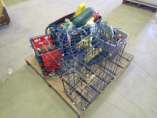 Crab Trap, Boat Fender, Headlight Restoration Kit, Rope And Assorted Supplies .  (T-1-2)