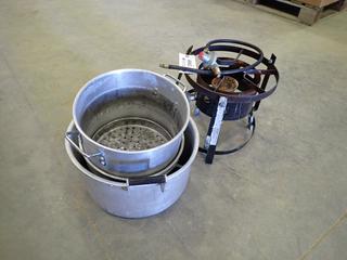 Keanall Portable Gas Stove c/w (3) Pots