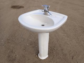 Porcelain Sink w/ Taps