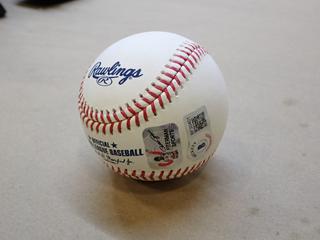 Rawlings Official MLB Baseball Signed by Pete Rose, Inscribed "Sorry I Bet On Baseball". Becket COA #BF30401