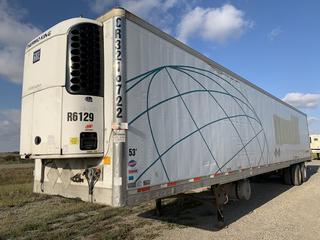 2006 Utility 53ft T/A Van Trailer c/w Air Ride Susp., Sliding Susp., Thermo King Reefer, Showing 35,402 Hours, VIN 1UYVS35396U825610  *Note: Out Of Province - Manitoba*