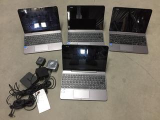 (4) Asus T101H Transformer Book Laptops 10in 2-in-1. *Note: Computers Are Locked* (1-A-1)