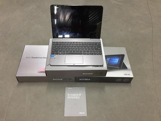 (3) Asus T101H Transformer Book, T101HA-C4-GR, 10.1in 2-in-1 Laptops. (1-A-1)