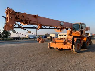 Grove RT-528-C Mobile Crane c/w Cummins ReCon, Direct Trans w/Shuttle, Espar Heater, Trimble GS820 Display, S/N 71136.