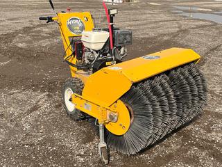 MB Hydra 36 All-Season Power Broom 36in Walk Behind Sweeper with Honda GX340 Motor.