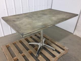 Stone Table, 48 in x 30 in x 30 in. (WH)