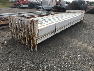 (20) Pallet Rack Horizontals, 102 In. Length.