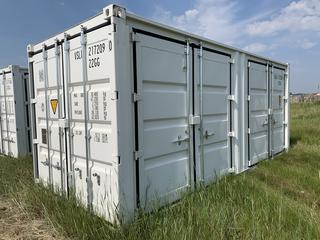 20ft Storage Container c/w Double Side Doors, # VSLU 2172090