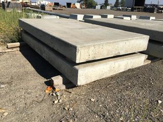 (2) Precast Concrete Slabs, Approximately 39in x 79in x 6-7in/Ea.