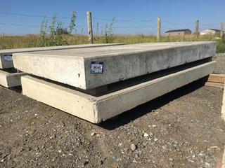 (2) Precast Concrete Slabs, Approximately 39in x 79in x 6-7in/Ea.