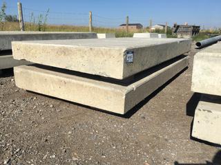 (2) Precast Concrete Slabs, Approximately 39in x 79in x 6-7in/Ea.