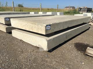 (2) Precast Concrete Slabs, Approximately 39in x 79in x 6-7in/Ea.