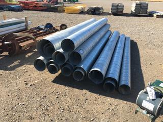 Quantity of Assorted Corrugated Pipe.