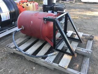 Air Compressor Tank and Triball Trailer Hitch.