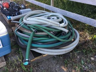 Pallet of Assorted Water Hoses.