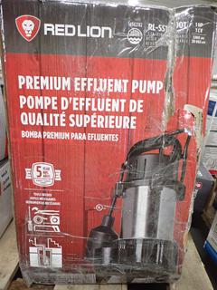 Red Lion RL-SS100T Premium Efficient 1Hp Stainless Steel 5300GPH Pump. (3-A-2)