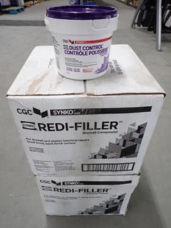 (2) Boxes of Synko Dust Control Redi-Filler, 8 Pails/1.8L Each Box. (3-M-4)