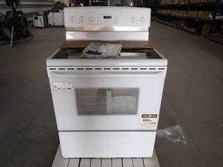 Unused Frigidaire CFEF385JFS4 Self Cleaning Oven, Approximately 30in x 25-1/4in x 35-3/4in c/w Manual. (WH)