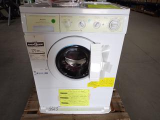 Unused Frigidaire FWT449GFS1 Front Load Washer, Approximately 26 -3/4in x 24-3/4in x 35-1/4in c/w Manual. (WH)