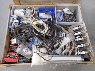 Quantity of Electrical Items, Cords, Plug-Ins, Clamps, Etc. (8-U-3)