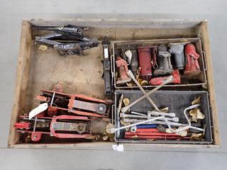 Assorted Jacks & Tire Wrenches. (1-G-3)