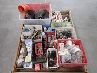 Pallet of Plumbing Items, Couplings, Valves, Fittings, Etc. (8-R-3)