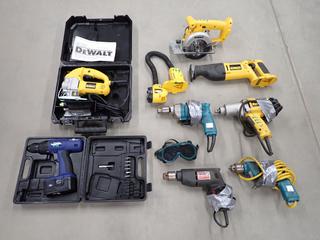 Assorted Cordless & Corded Power Tools, DeWalt, Makita, Etc. (WH)