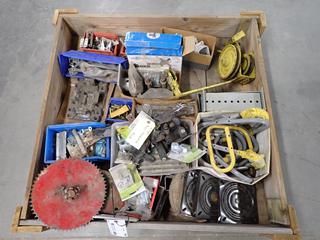 Assorted Hardware, Hinges, Wheels, TV Mount, Etc. (9-M-3)