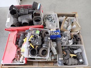 Pallet Of Plumbing Items, Adaptors, Couplings, Connectors, Etc. (8-R-3)