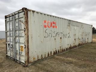 40ft HC Storage Container # OOLU 5591541