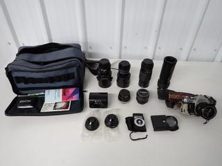 Canon Camera Package, Lenses, Filters, Etc. (9-C-2)