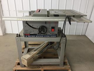 Ryobi BT-3000 Table Saw 10in c/w Attachments. (WH)