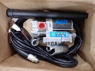 GPI 137100-01 EZ-8, 12V, 8GPM Manual Nozzle Fuel Transfer Pump. (1-A-2)