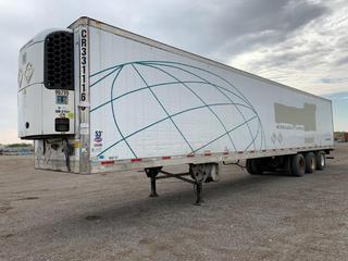 2008 Utility 53ft Triaxle Van Trailer c/w Air Ride Susp., Sliding Susp., Thermo-King Reefer, Showing 20117 Hours, 11R22.5 Tires, VIN 1UYVS35378U330714  *Note: Out Of Province - Manitoba*