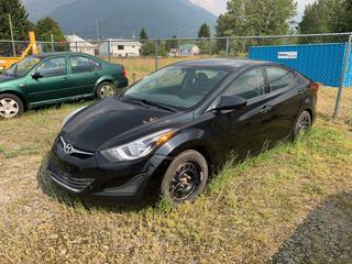 Selling Off-Site - 2015 Hyundai Elantra Limited 4 Door Sedan c/w 1.8L, VIN 5NPDH4AE9FH569453, No Keys, Running Condition Unknown, Located In Fernie, B.C. Viewing By Appointment Only Email brad.bjarnason@fernie.ca, Note: Out of Province.