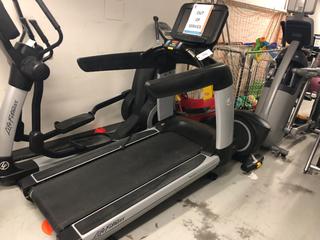 Selling Off-Site - Life Fitness 95S Treadmill S/N AST116412. Located Southridge YMCA, Medicine Hat, AB, For Further Details, Call 403-269-6600. Requires Repair.