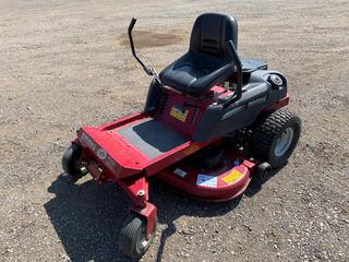 White Outdoor RZT Zero Turn Mower c/w 490cc 17 HP Gas, Hydrostatic Trans, 42in Mower Deck, 11x4x5 Front, 8.850x8 Rear Tires, S/N 1C127G90058