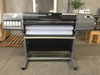 HP1252A Design Jet 5500ps, 42 in. Large Format 1200x600 DPI Parallel Inkjet Printer, Working Condition Unknown. (WH)