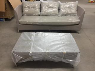 FCL Grenada 7pc Textilene Sofa Set, Damaged. (WH)