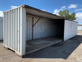 40ft Storage Container w/Open Side.