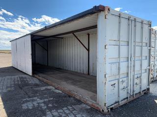 40ft Storage Container w/Open Side, # 3