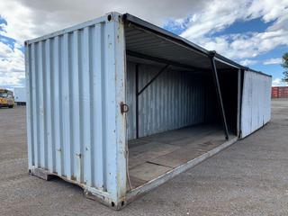 40ft Storage Container w/Open Side, # 4.