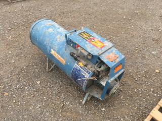 (1) Sure Flame Portable Construction Heater S400T, S/N 14226 *Requires Repair*, (1) L.B. White Construction Heater TS080 19Kw Max Imput Natural Gas w/ Remote Mounted on Side, and (1) Sure Flame Shop/Construction Heater, S/N 2473.